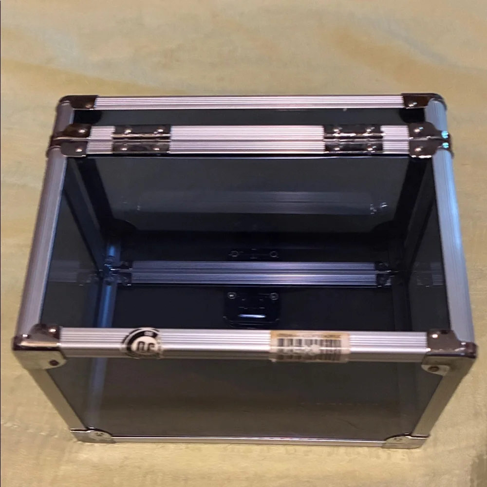 Vaultz Black and Silver Storage Box-no key